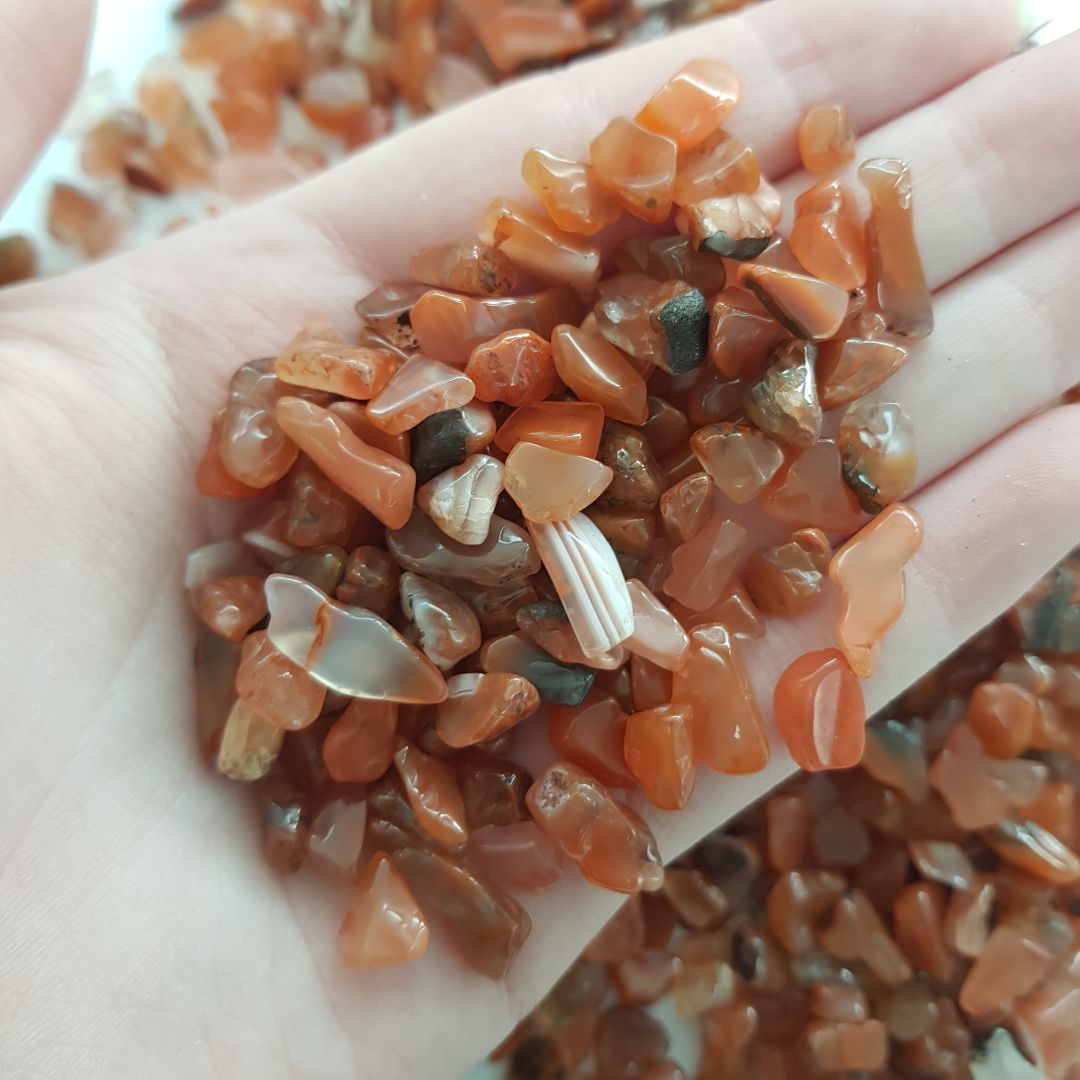 Carnelian Chips - 500gm Carnelian Chips - 500gm